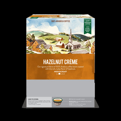 Hazelnut Crème, Medium Roast, Single Serve Pods, 24 Count Box
