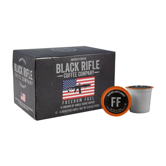 Dark Roast K Cups - Single Serve K Cups Coffee Pods - Kcup Pods Compatible with Keurig 1.0 & 2.0 - Made from Pure Arabica Beans (Freedom Fuel, 12 Count)