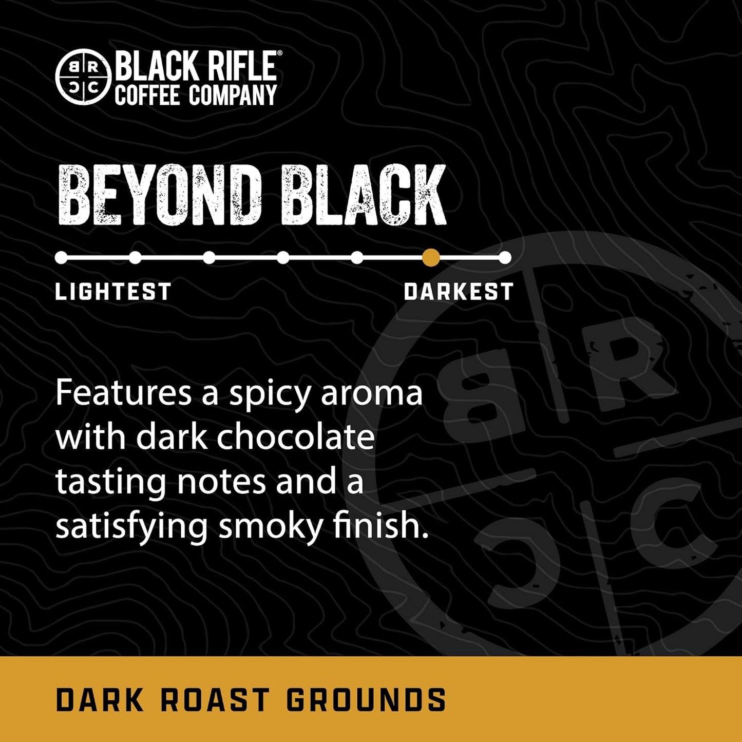 beyond Black, Dark Roast Ground Coffee, 12 OZ Bag