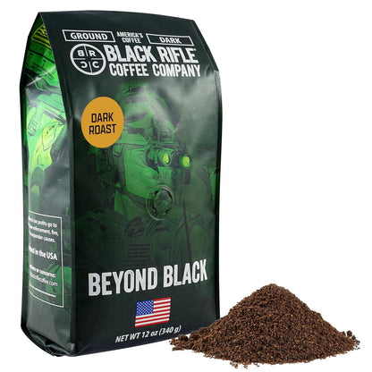 beyond Black, Dark Roast Ground Coffee, 12 OZ Bag